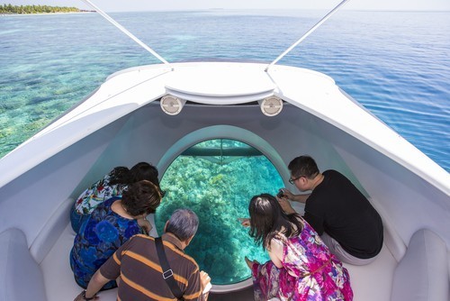 glass bottom ship Lembongan